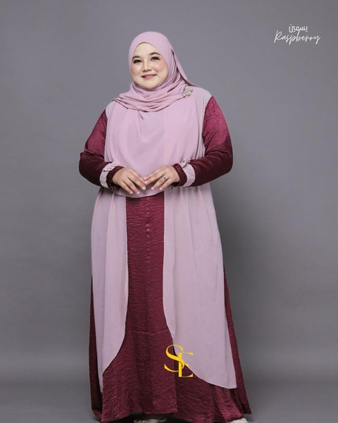 SayraRaya2026 Yasmeen Ribbon Cardi Twinning Mommy Daughter Set