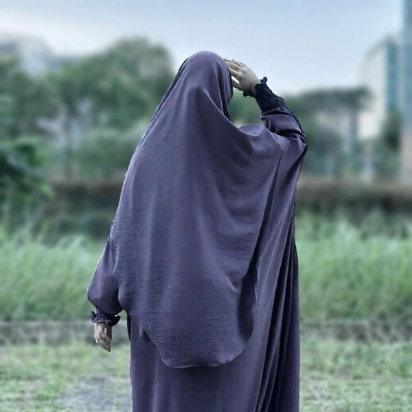 Dress With Free Khimar Mayra (Ironless)