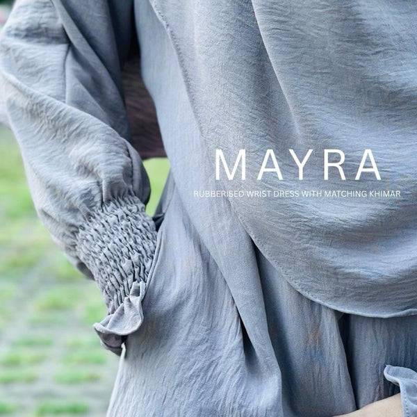 Dress With Free Khimar Mayra (Ironless)