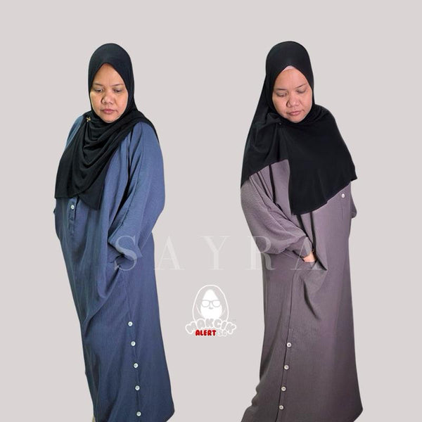 Jubah Suit Dress with pants Sayra Qairina MakcikAlertSG Collection