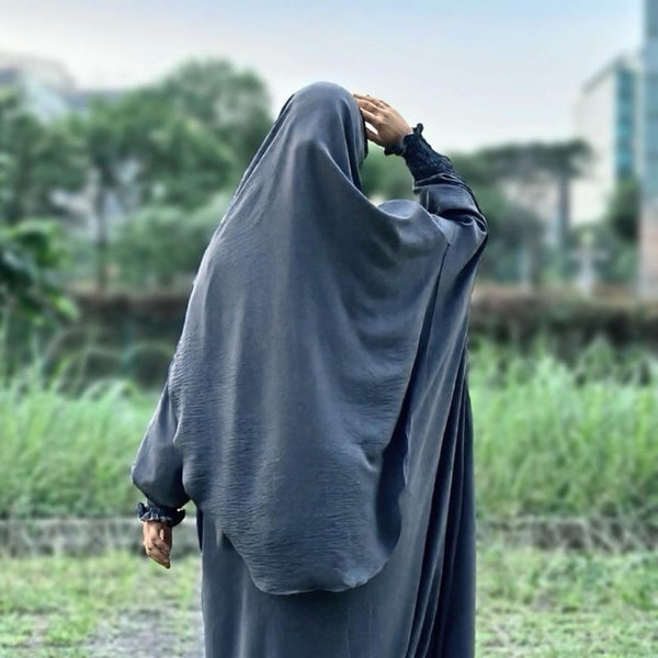 Dress With Free Khimar Mayra (Ironless)