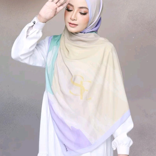Juliette Ombre Gradient Soft Chiffon Shawl