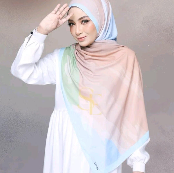 Juliette Ombre Gradient Soft Chiffon Shawl