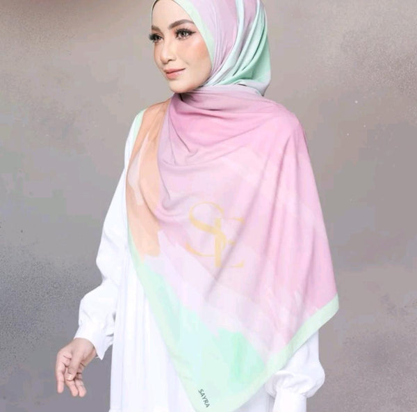 Juliette Ombre Gradient Soft Chiffon Shawl