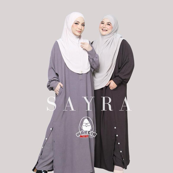Jubah Suit Dress with pants Sayra Qairina MakcikAlertSG Collection