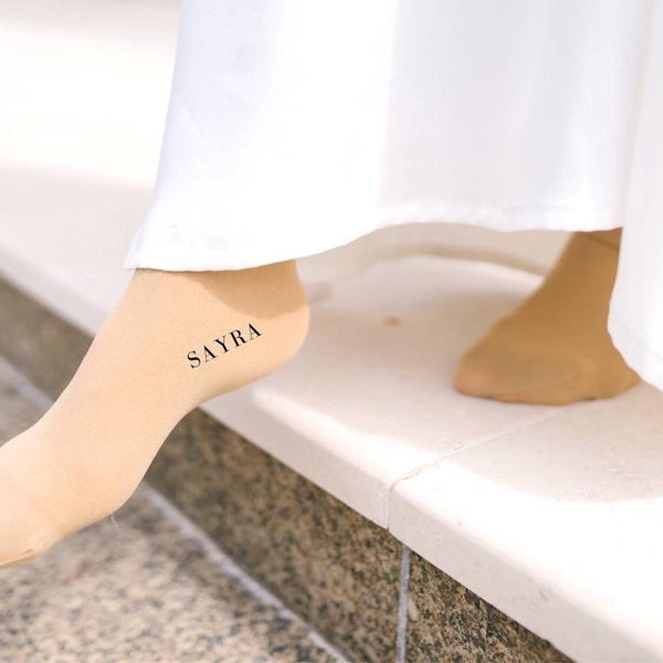 Socks Solat-friendly Opaque Socks Anti-slip Wudhuk Footwear for Ladies