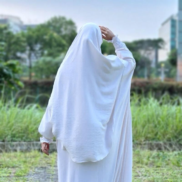 Dress With Free Khimar Mayra (Ironless)