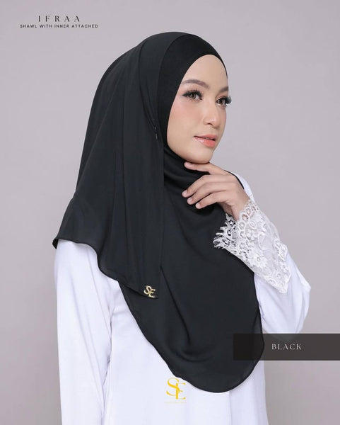 Instant Shawl with Inner Labuh Attached (IFRAA)