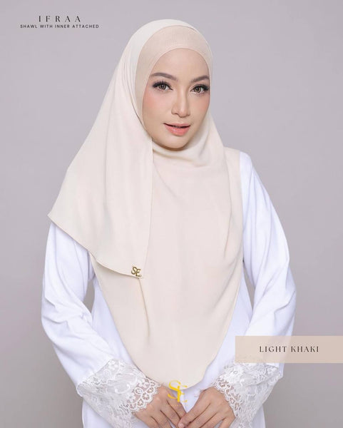 Instant Shawl with Inner Labuh Attached (IFRAA)