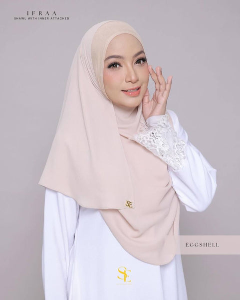 Instant Shawl with Inner Labuh Attached (IFRAA)